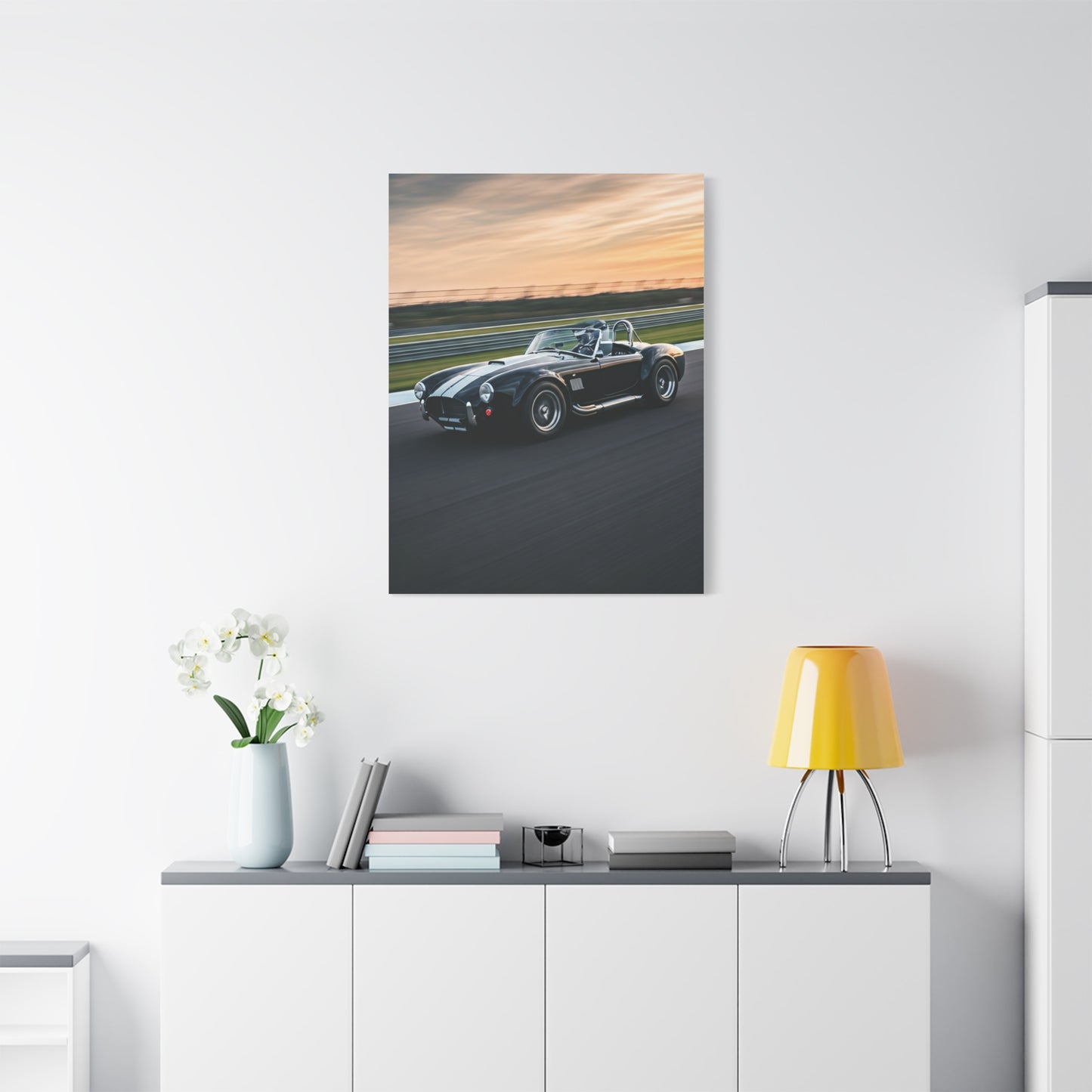 Shelby Cobra Classic Racing Circuit Wall Art & Canvas Prints