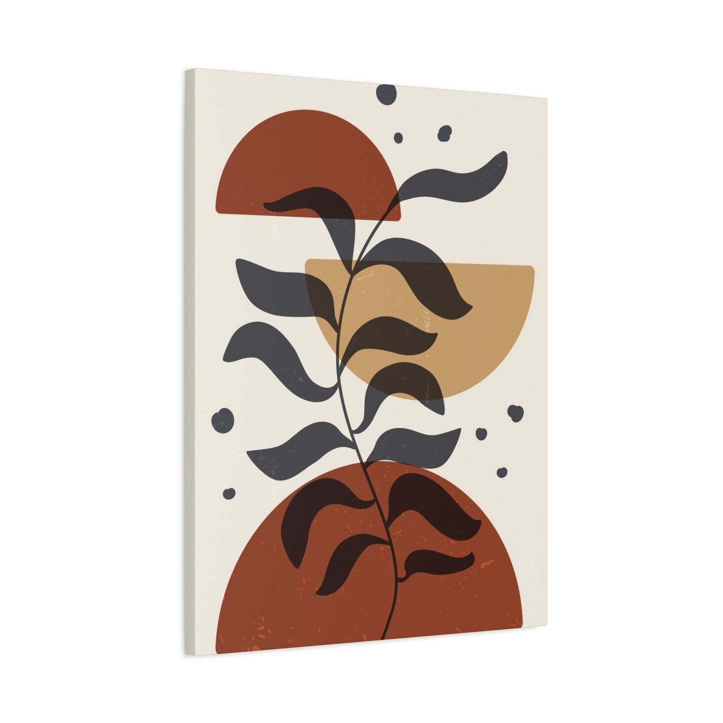 Branch And Geometry Earth Tones Wall Art & Canvas Prints