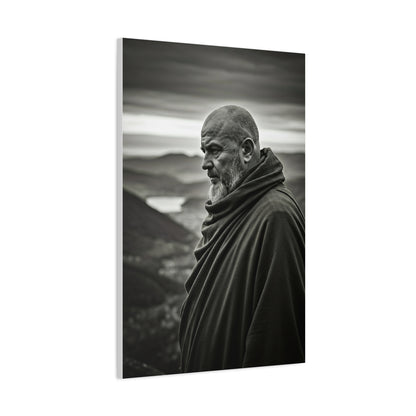 Contemplative Wanderer Portrait Wall Art & Canvas Prints