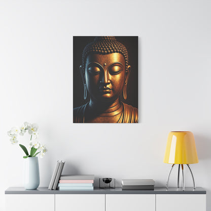 Golden Spark Buddha Meditation Wall Art & Canvas Prints
