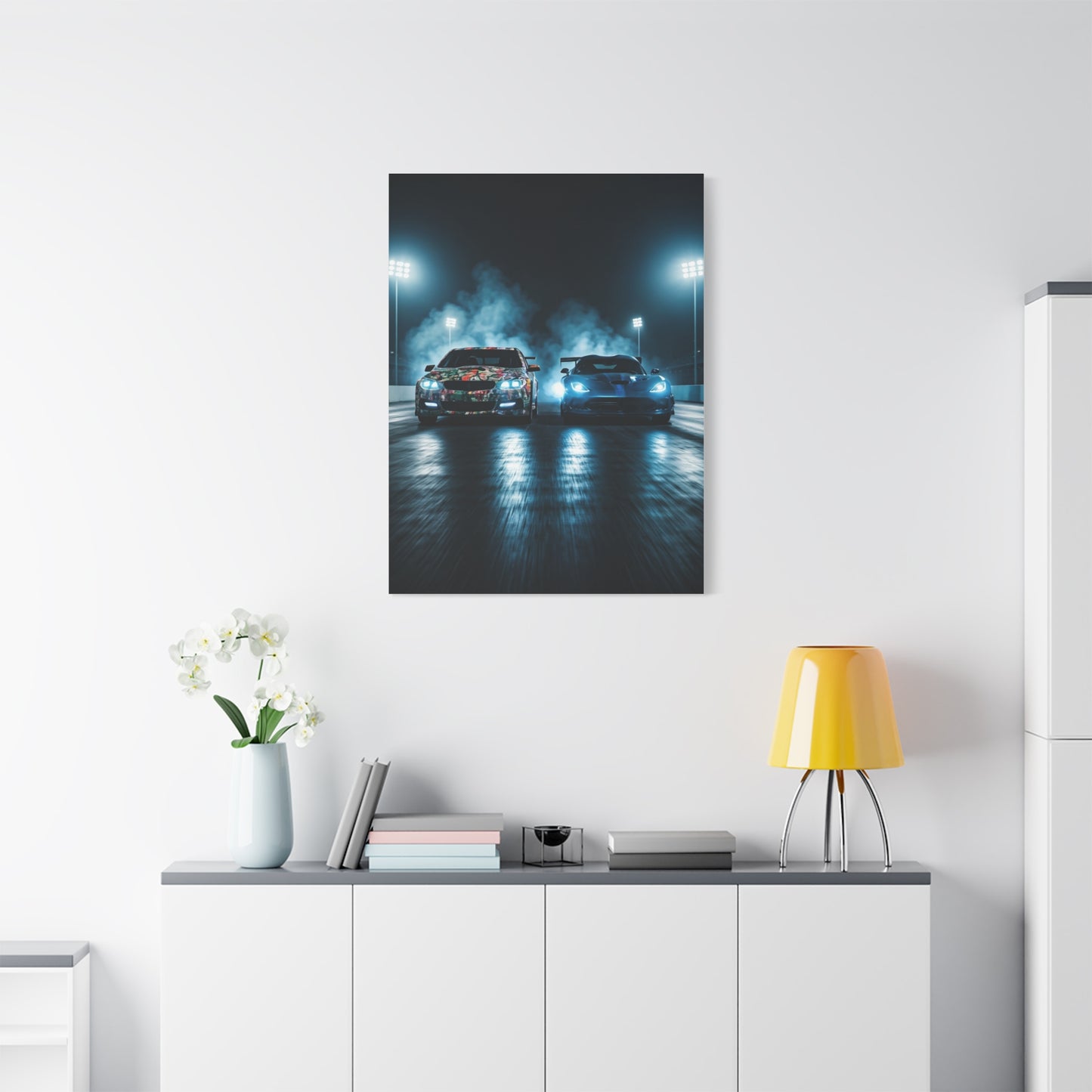 Chevrolet SS Twin-Turbo vs Dodge Viper ACR Drag Showdown Wall Art & Canvas Prints