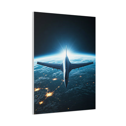 Space Edge Flight Perspective Wall Art & Canvas Prints
