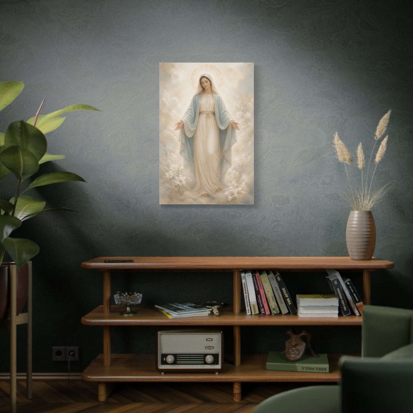 Our Lady of Grace Soft Luminous Portrait Wall Art & Canvas Print