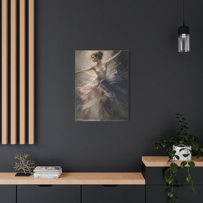 Expressive Ballet Motion Painting Wall Art & Canvas Print