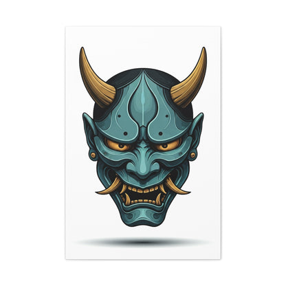 Oni Demon Mask Wall Art & Canvas Prints