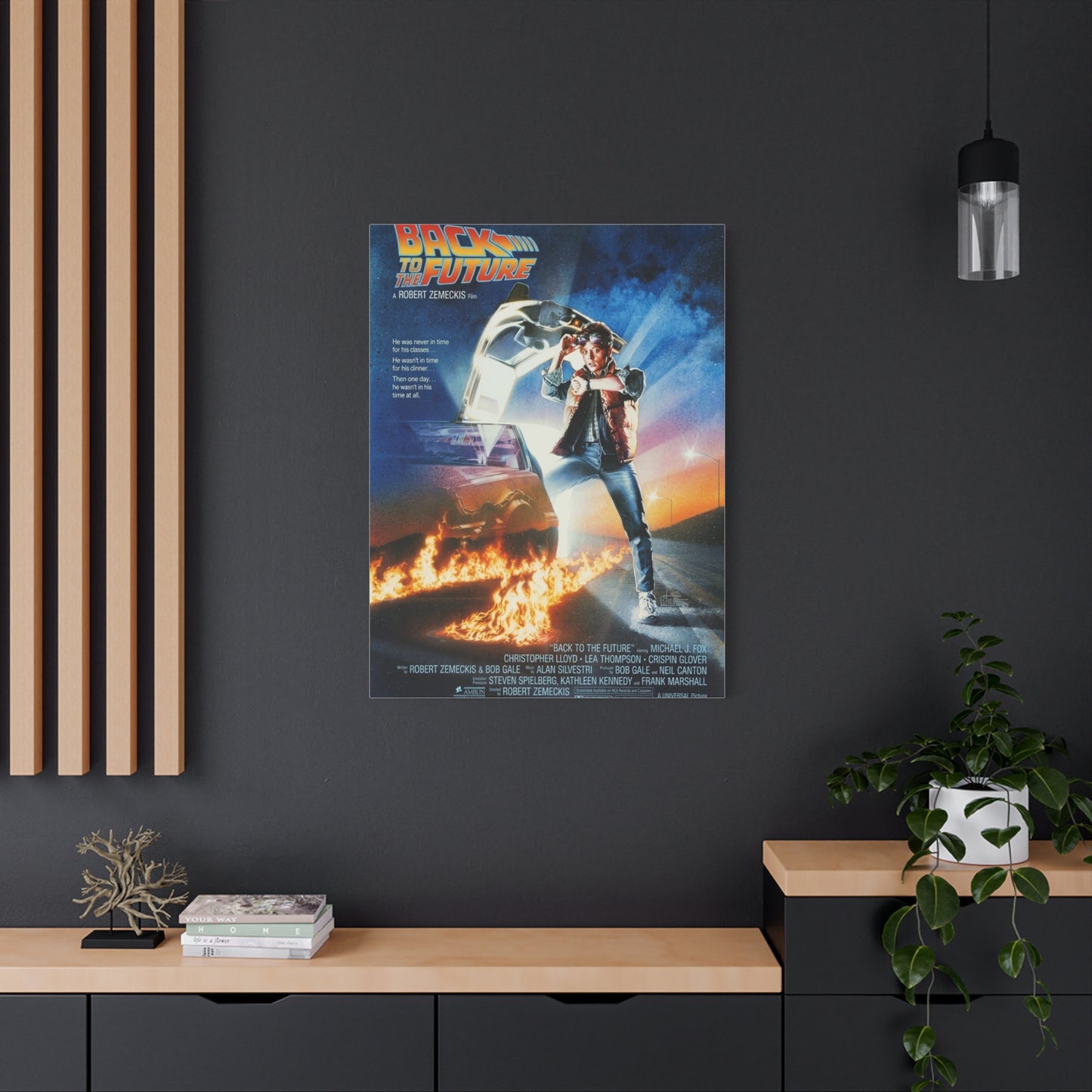 Back to the Future Movie Poster Wall Art & Canvas Print