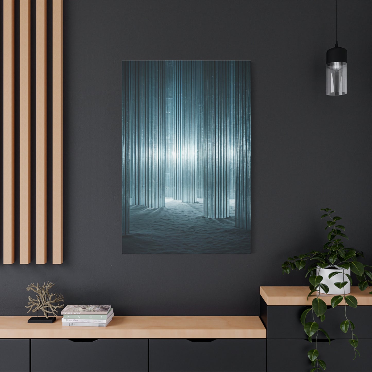 Frozen Light Corridor Wall Art & Canvas Prints