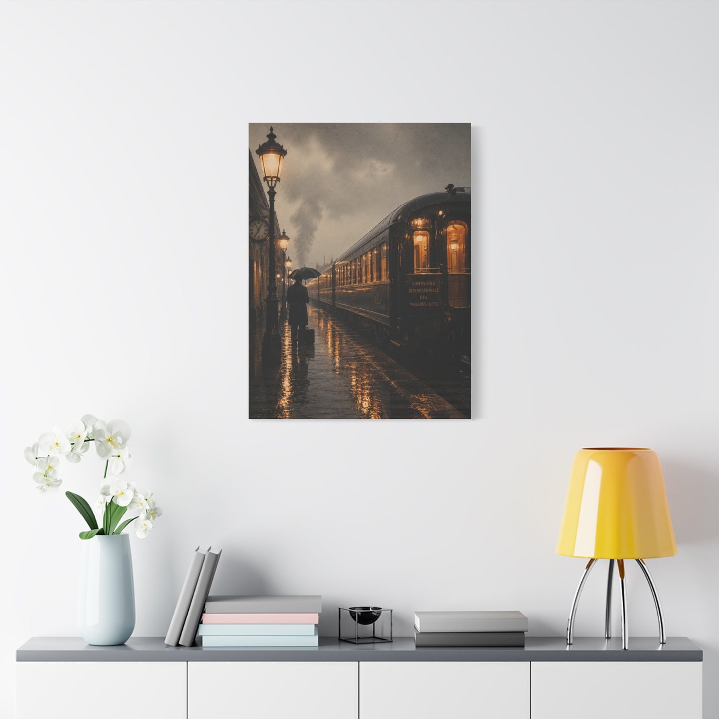 Classic European Night Train Journey Wall Art & Canvas Print