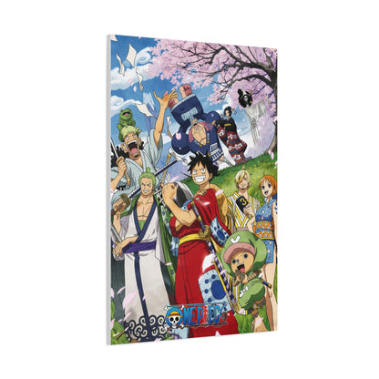 One Piece Wano Country Crew Poster Wall Art & Canvas Print
