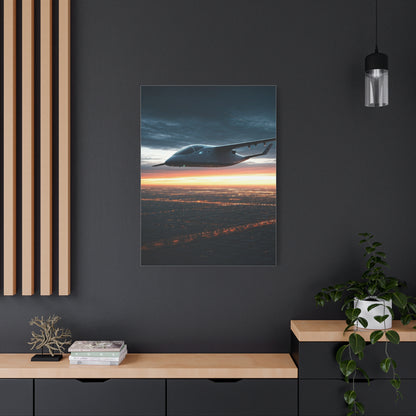 Twilight Cruiser Over Lights Wall Art & Canvas Prints