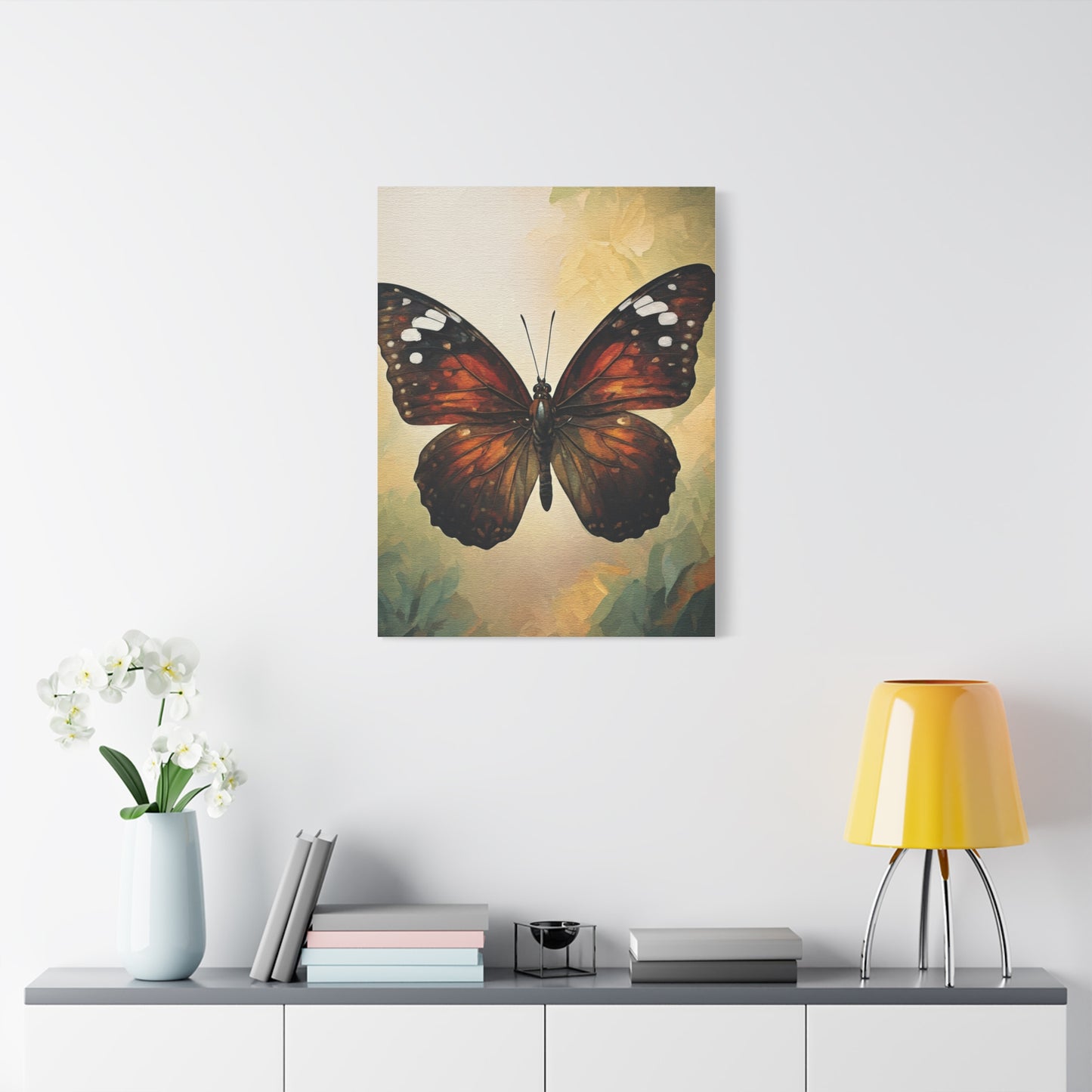 Vintage Nature Butterfly Illustration Wall Art & Canvas Prints