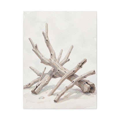 Weathered Driftwood Sculpture Wall Art & Canvas Prints