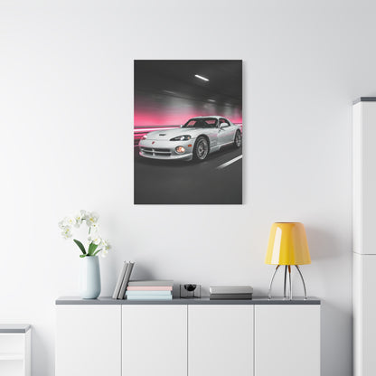1992 Dodge Viper RT/10 Neon Tunnel Charge Wall Art & Canvas Prints