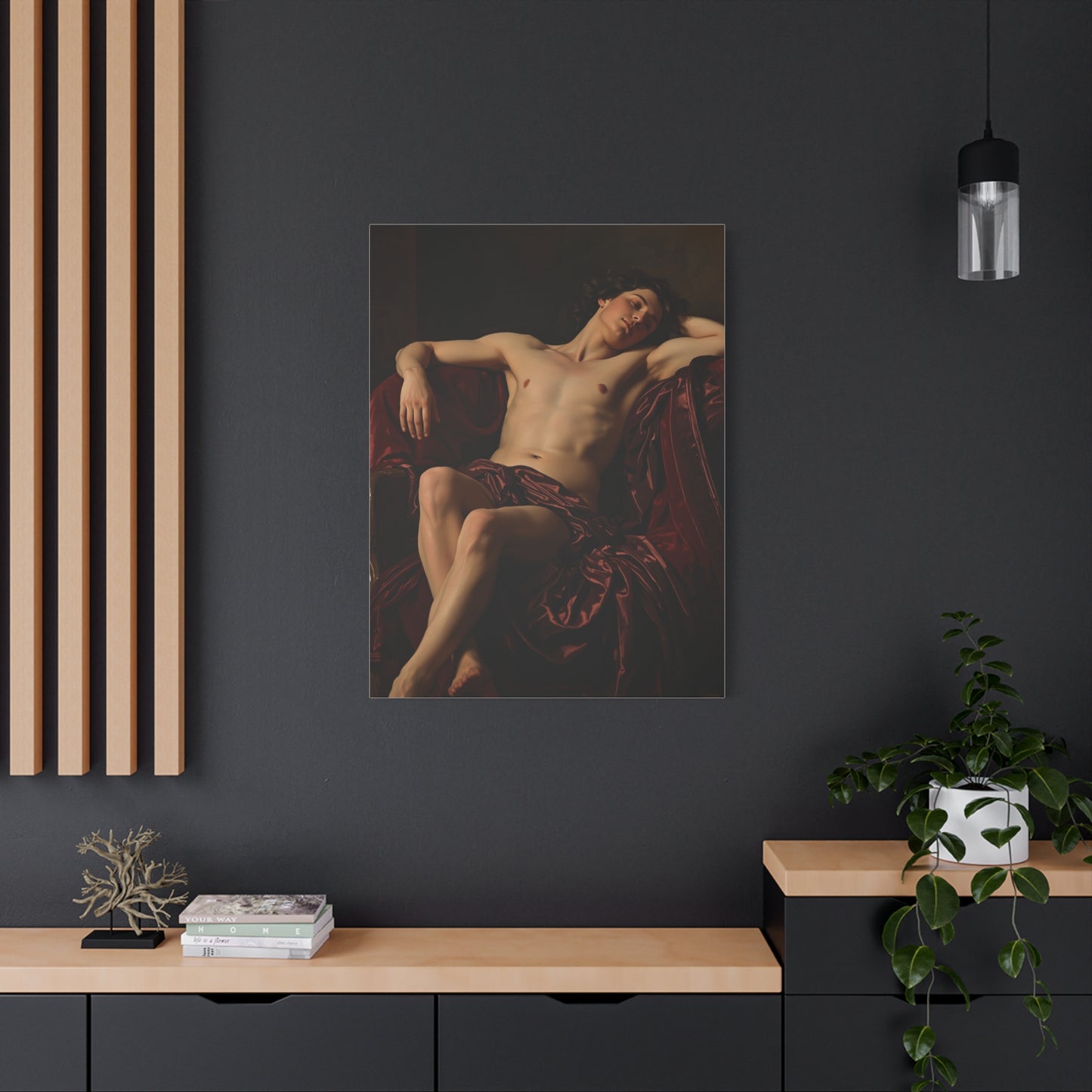Classical Draped Male Figure Wall Art & Canvas Print