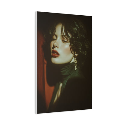 Vintage Key Noir Portrait Wall Art & Canvas Print