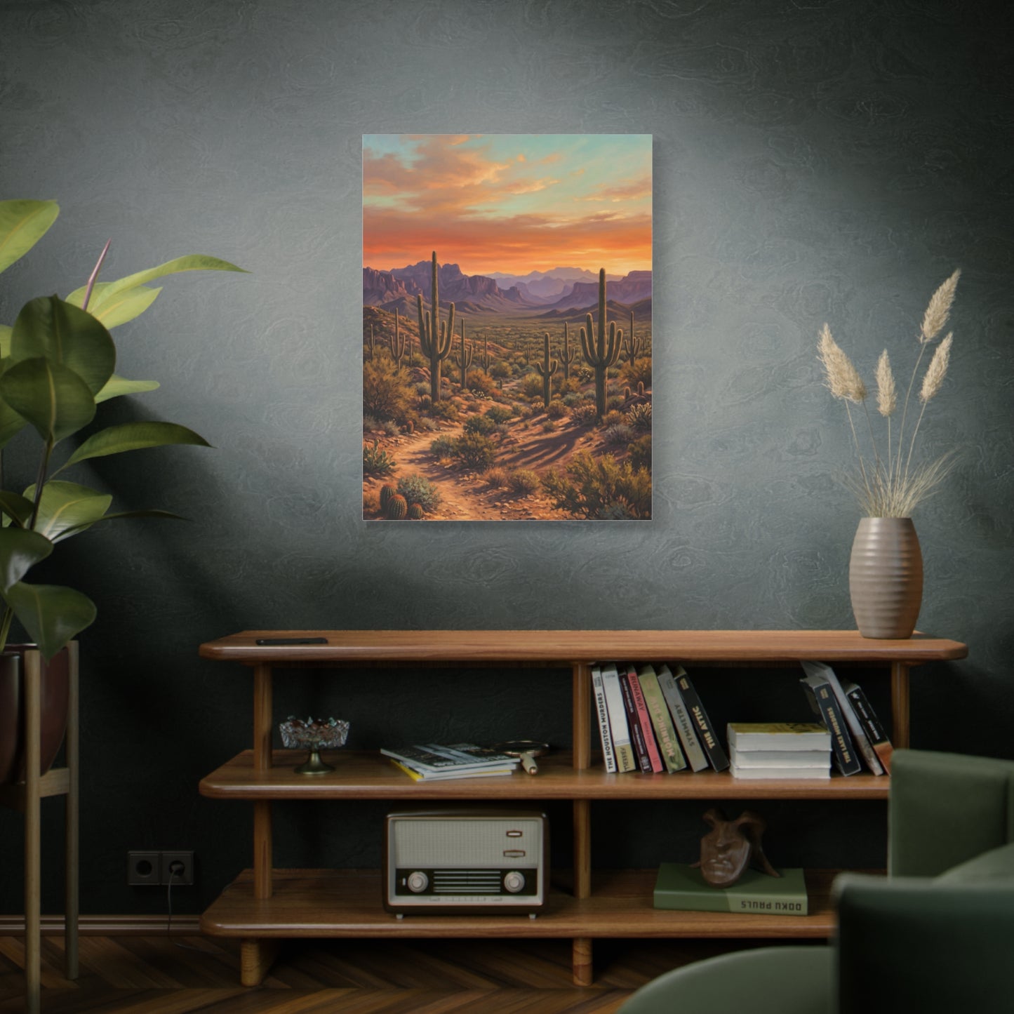 Sonoran Desert Panorama Southwest Wall Art & Canvas Print