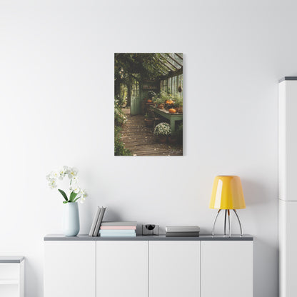 Farmhouse Greenhouse Harvest Interior Wall Art & Canvas Print