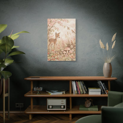Soft Pink Woodland Storybook Wall Art & Canvas Print