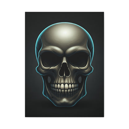 Neon Skull Dominion Wall Art & Canvas Print
