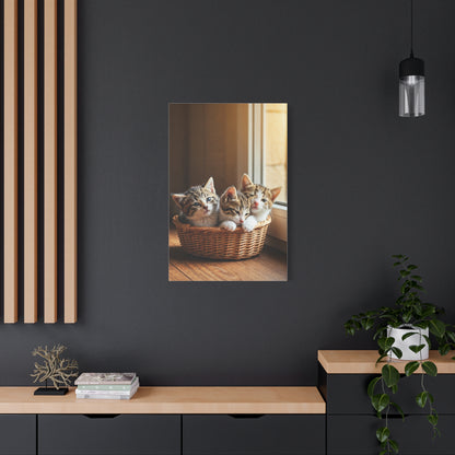 Basket of Kittens Wall Art & Canvas Prints