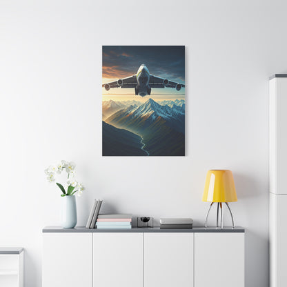 Mountain Flight Over Peaks Wall Art & Canvas Prints