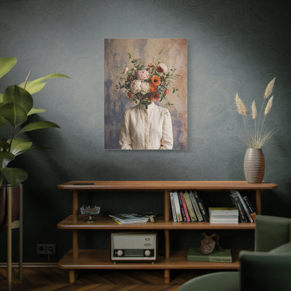 Surreal Botanical Head Portrait Wall Art & Canvas Print