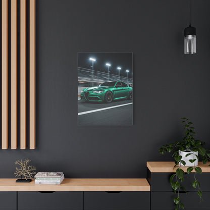 Alfa Romeo Giulia Quadrifoglio Night Circuit Stance Wall Art & Canvas Prints