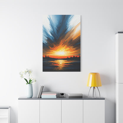 Dramatic Sunset Burst Wall Art & Canvas Prints