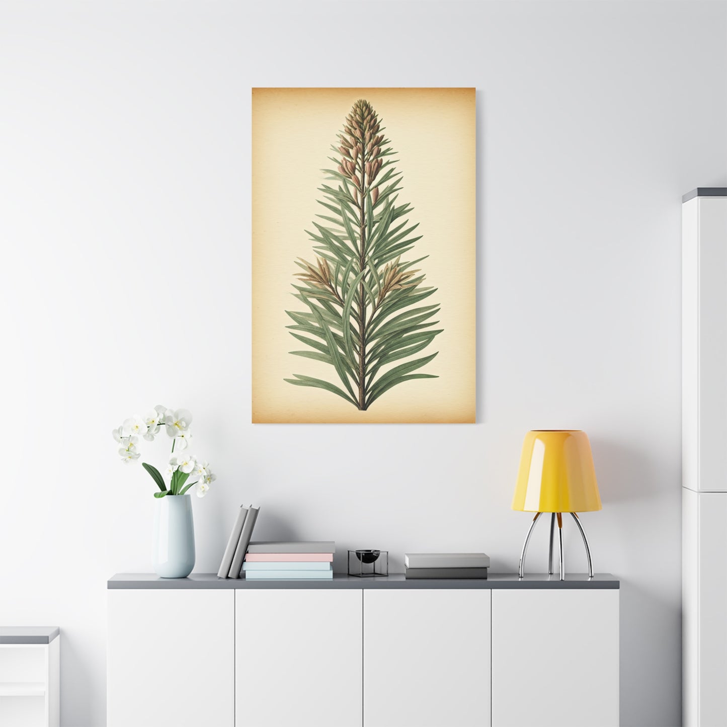 Vintage Fern Study Wall Art & Canvas Prints