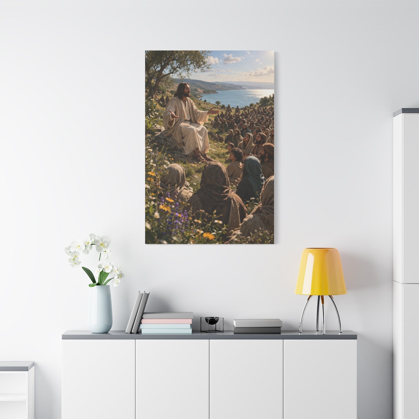Sermon on the Mount Teaching Wall Art & Canvas Print