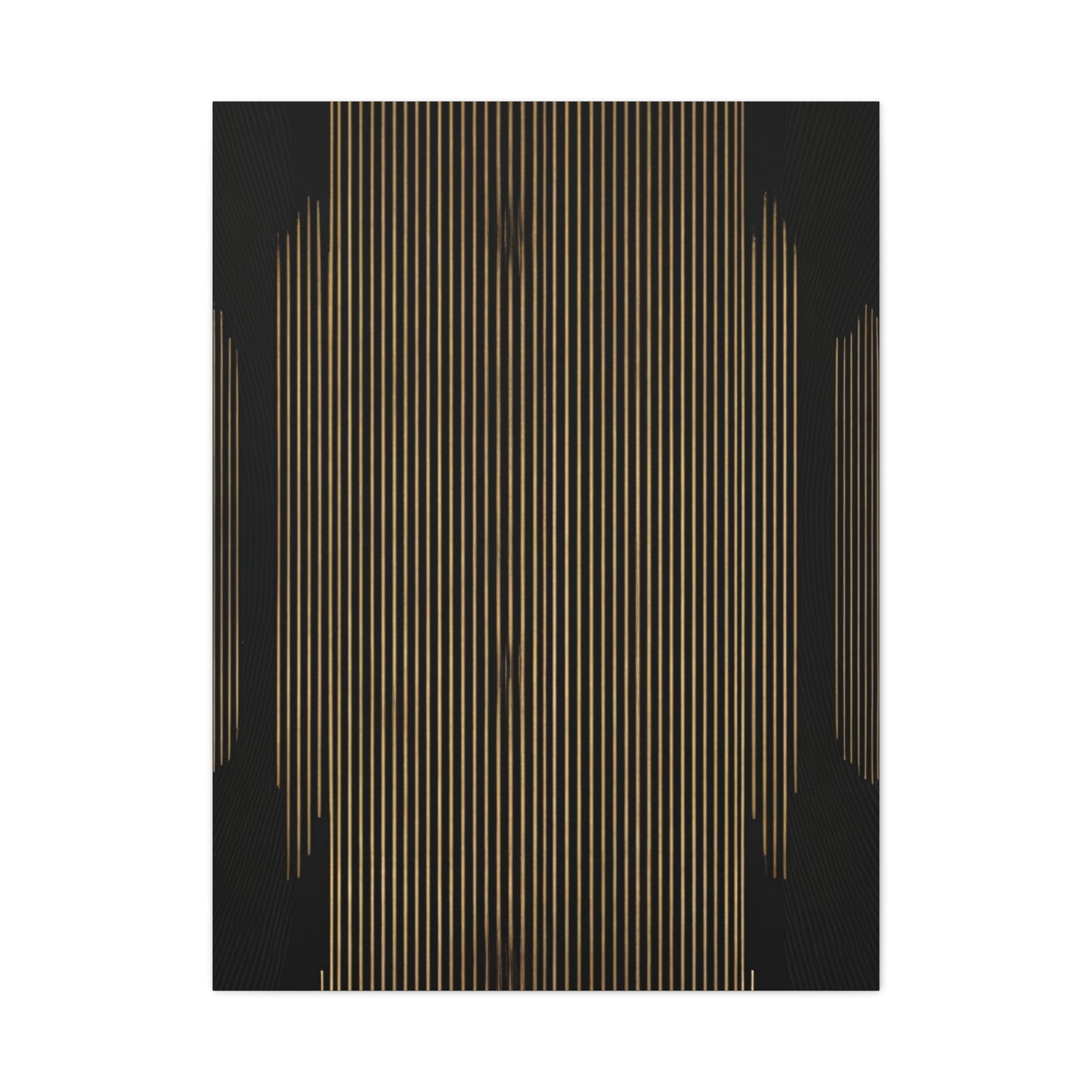 Midnight Gold Column Abstract Wall Art & Canvas Prints