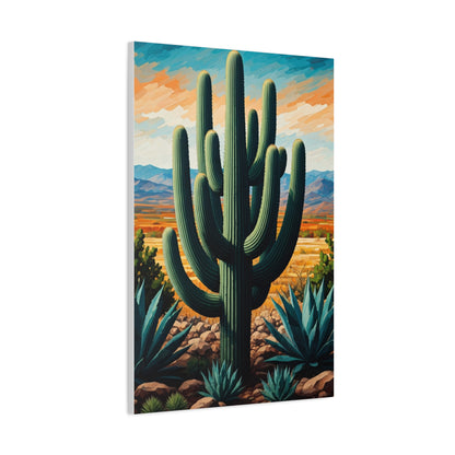 Southwestern Valley Saguaro Landscape Wall Art & Canvas Prints