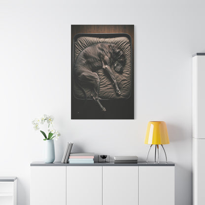Peaceful Slumber Canine Wall Art & Canvas Print