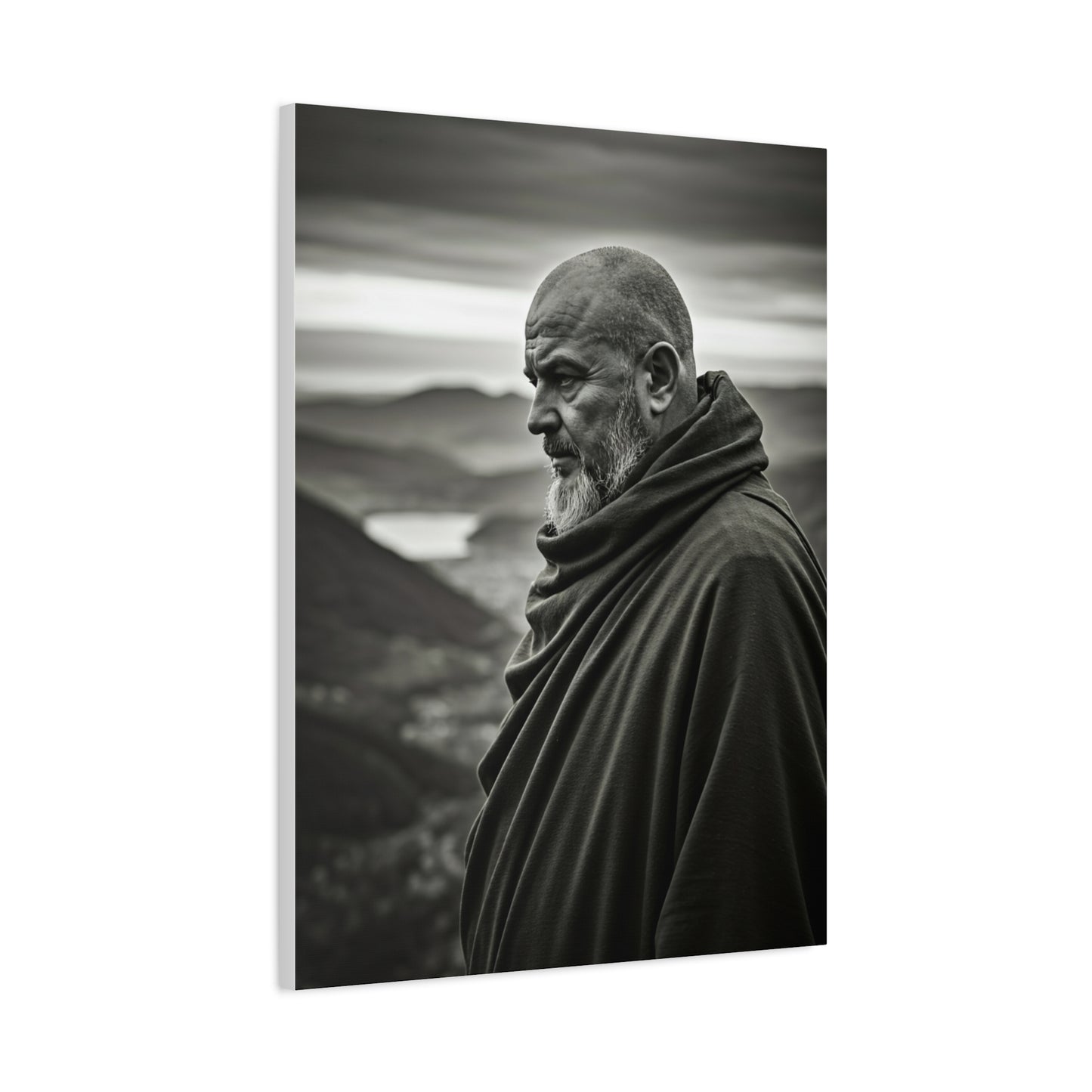 Contemplative Wanderer Portrait Wall Art & Canvas Prints