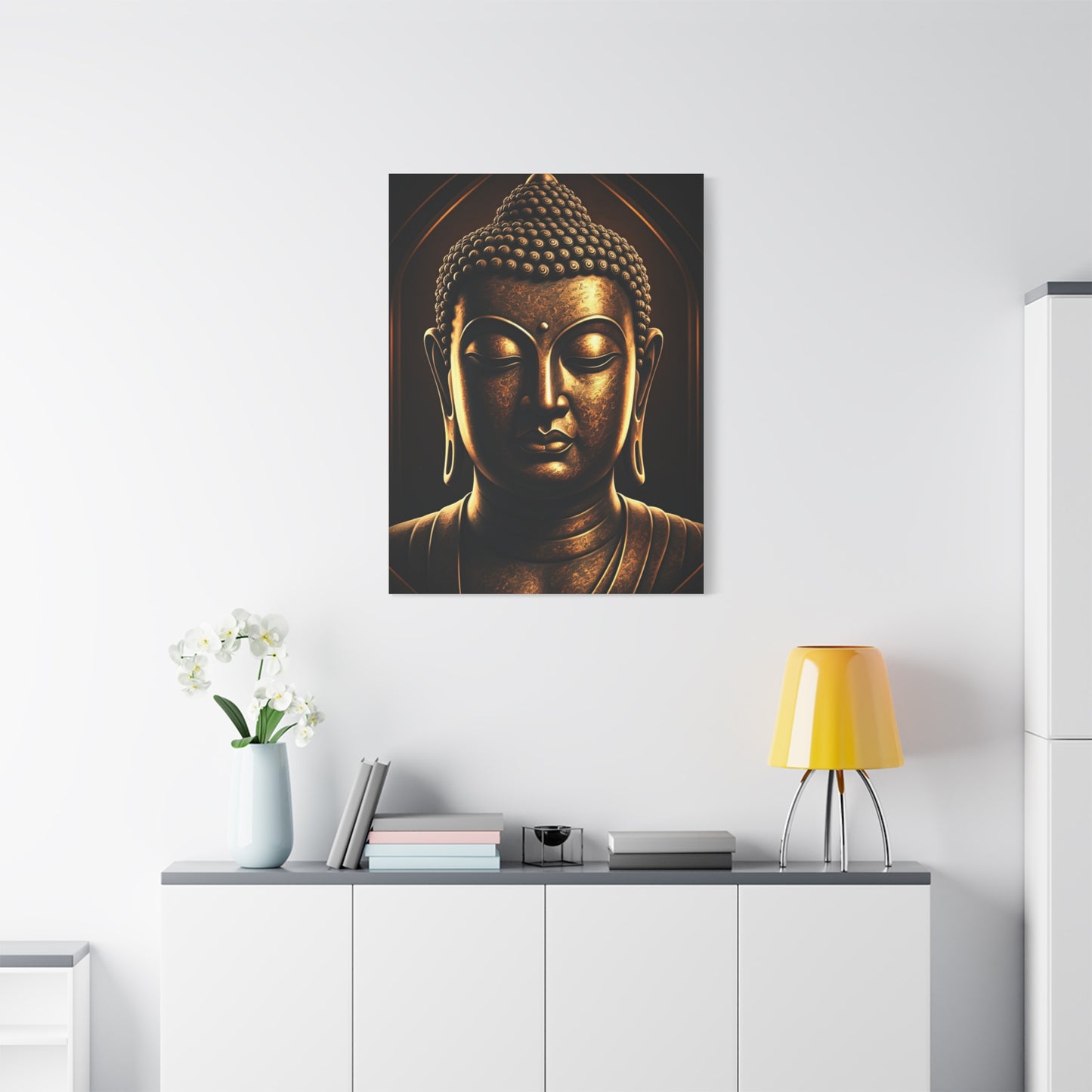 Classic Enlightened Buddha Close-Up Wall Art & Canvas Prints