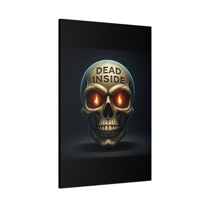 Dead Inside Inferno Skull Wall Art & Canvas Print