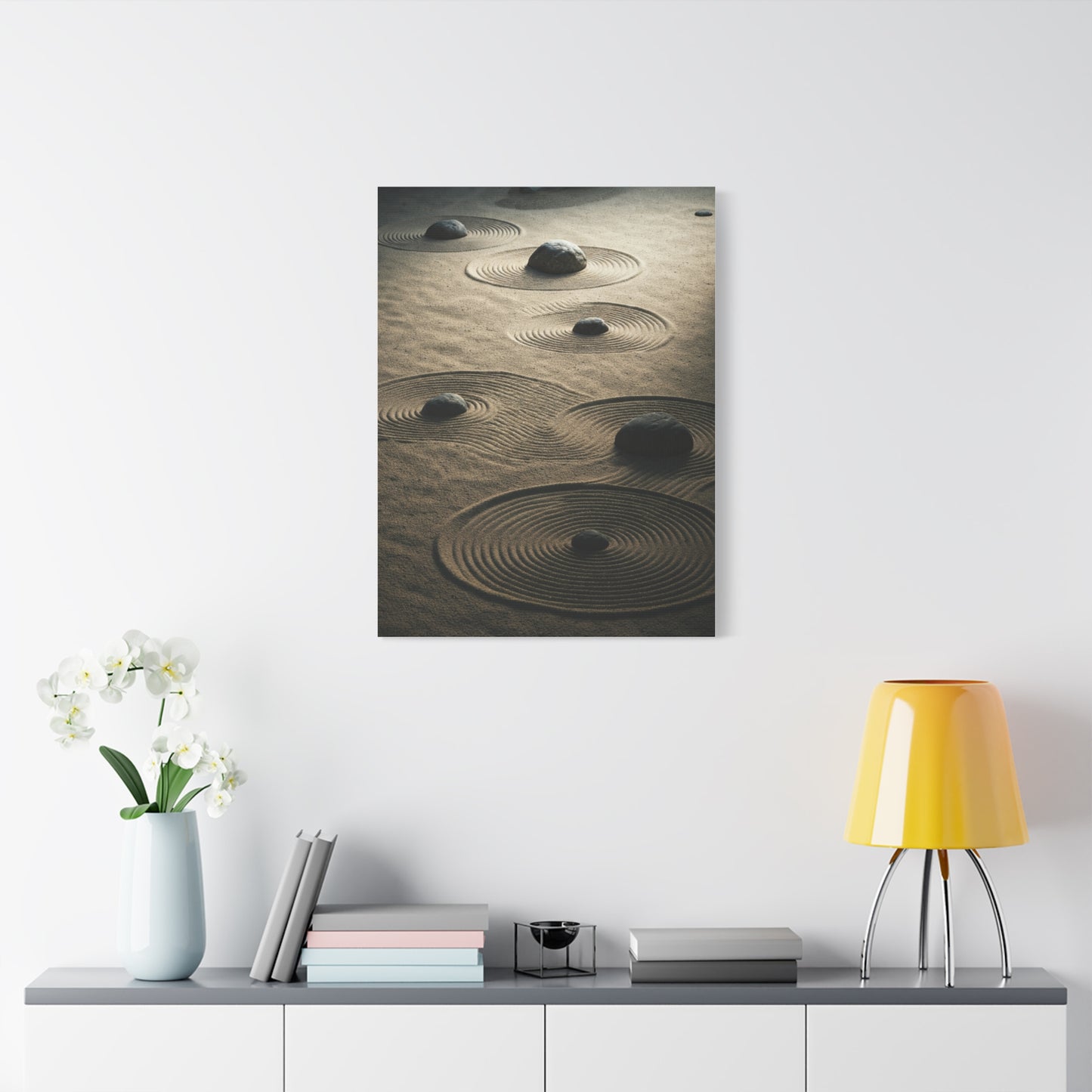 Zen Stone Ripples Wall Art & Canvas Prints