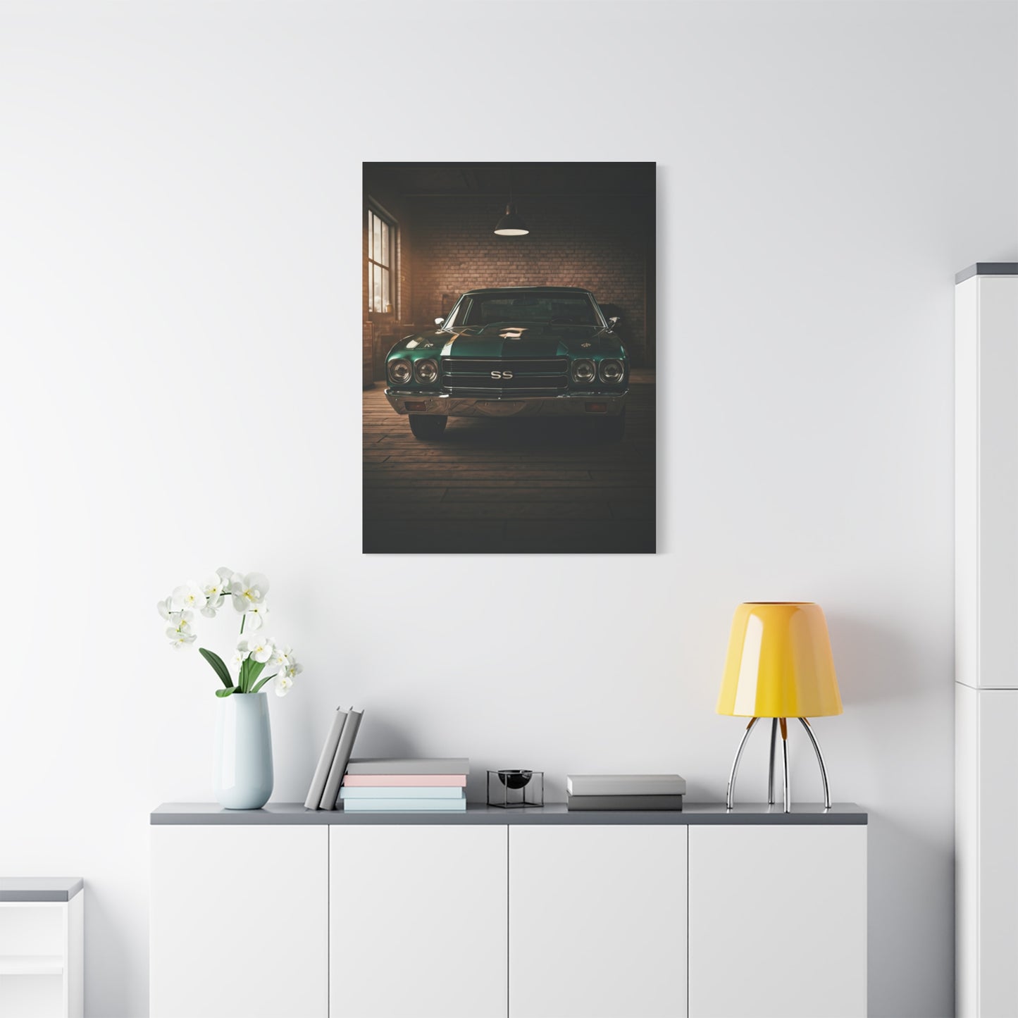 Chevrolet El Camino SS Classic Workshop Wall Art & Canvas Prints