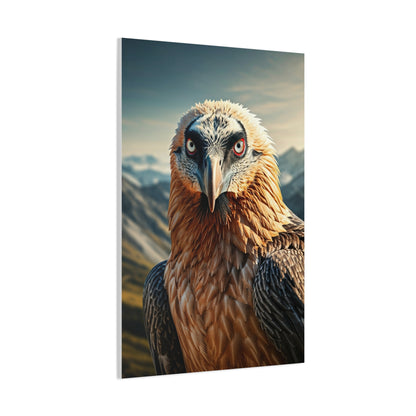 Majestic Mountain Falcon Portrait Wall Art & Canvas Prints