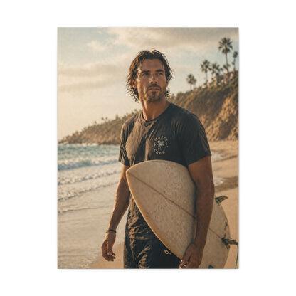 Coastal Surf Lifestyle Portrait Wall Art & Canvas Print