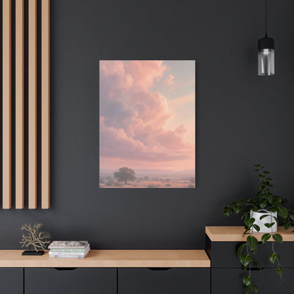 Blush Cloudscape Landscape Wall Art & Canvas Print