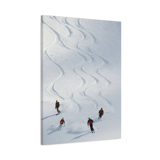 The Four Skiers Wall Art & Canvas Prints