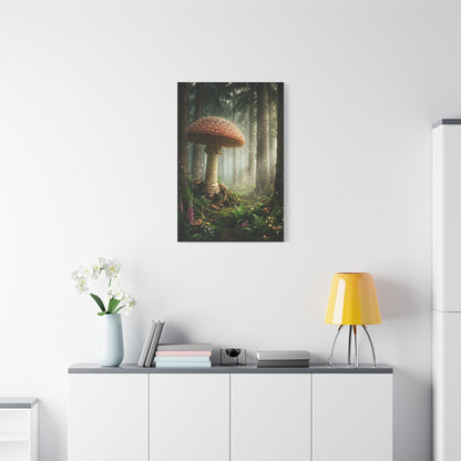 Enchanted Giant Amanita Forest Wall Art & Canvas Print