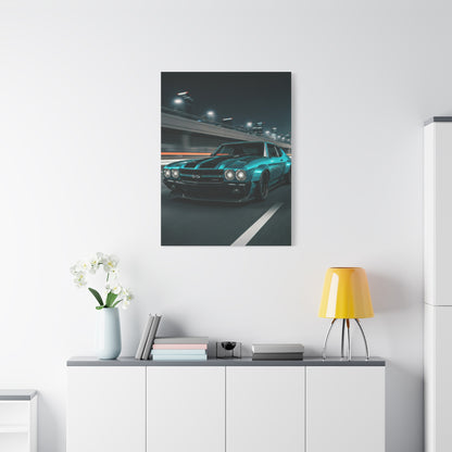 1970 Chevrolet Chevelle SS Twin Stripe Interstate Assault Wall Art & Canvas Prints