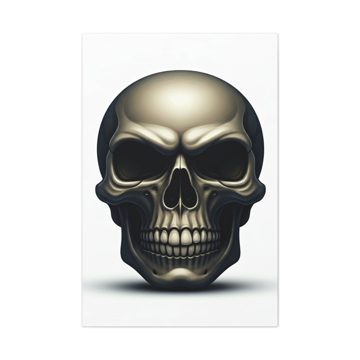 Classic Metallic Skull Wall Art & Canvas Prints