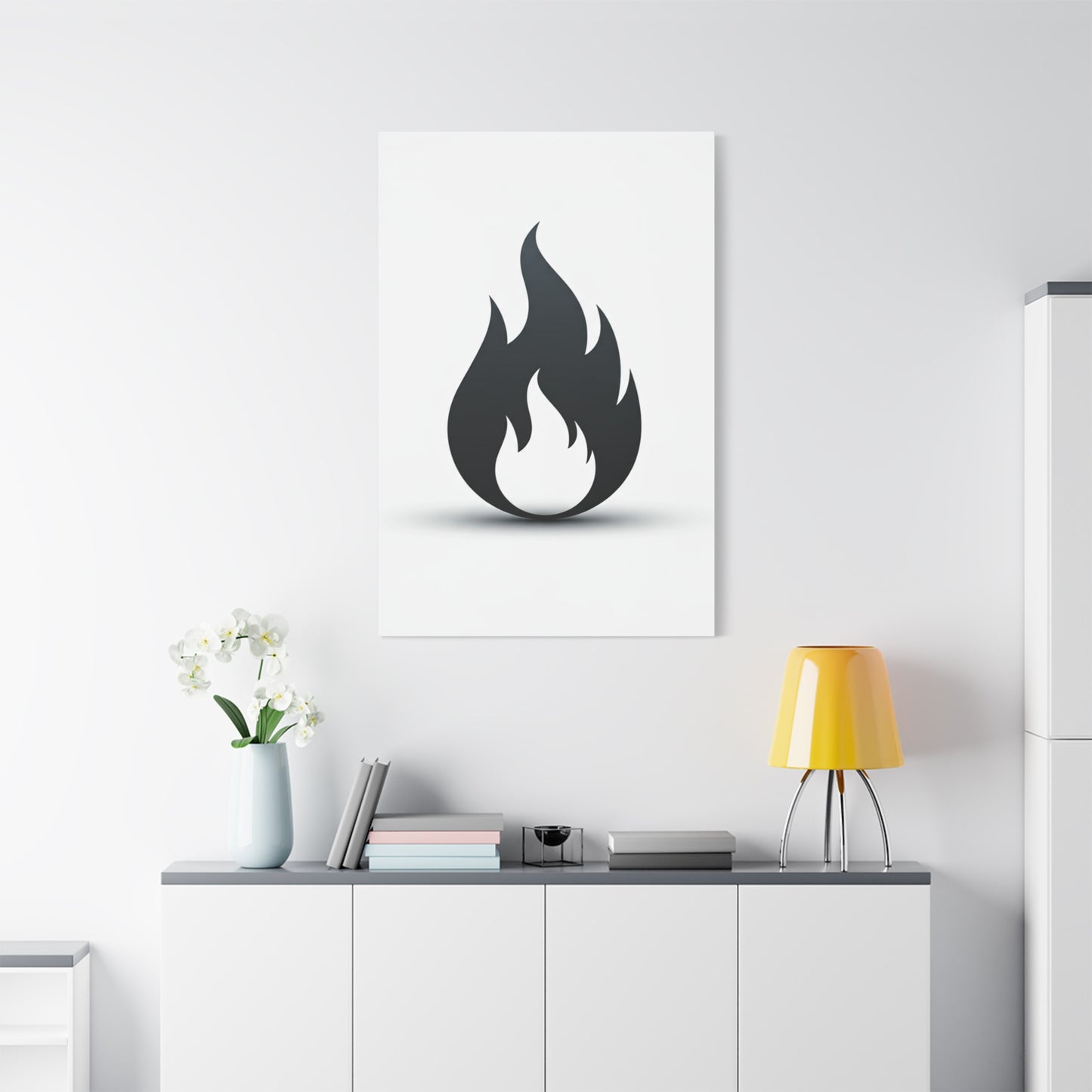 Minimal Flame Wall Art & Canvas Prints