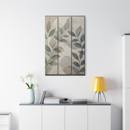 Botanical Acoustic Panel Triptych Wall Art & Canvas Print