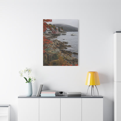 Bar Harbor Maine Coastal Autumn Wall Art & Canvas Print