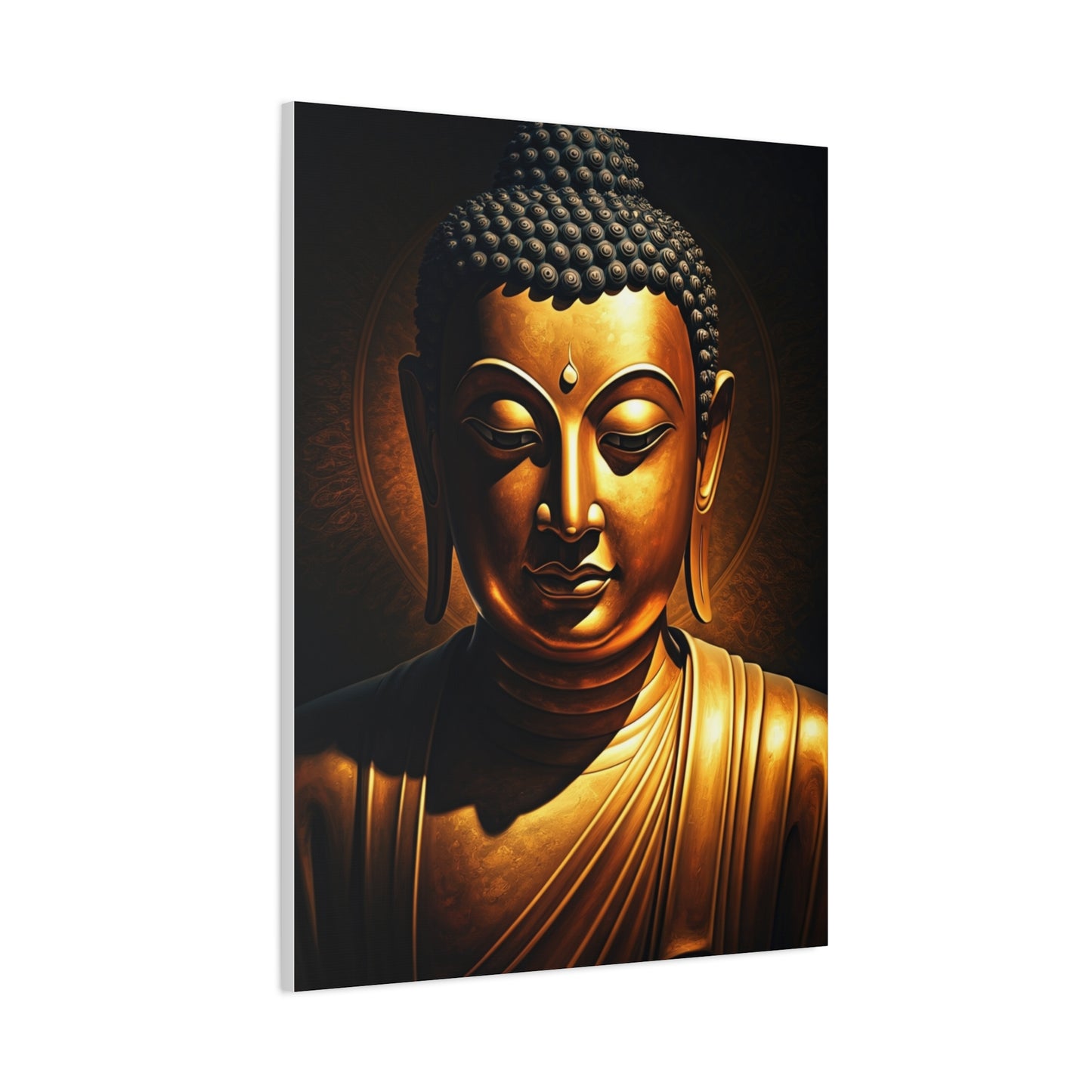 Candlelit Buddha Tranquility Wall Art & Canvas Prints