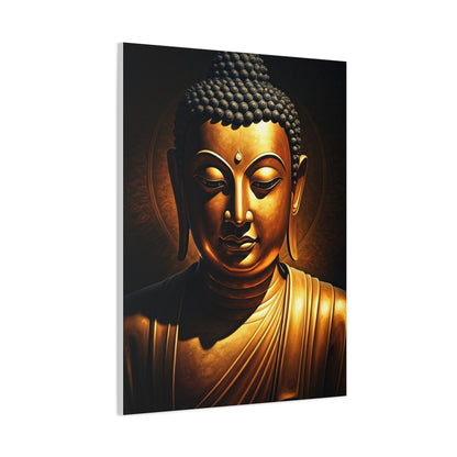 Candlelit Buddha Tranquility Wall Art & Canvas Prints